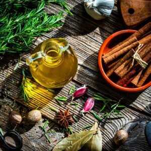 Scented ingredients: cinnamon, bay leaves, star anise, rosemary, nutmeg