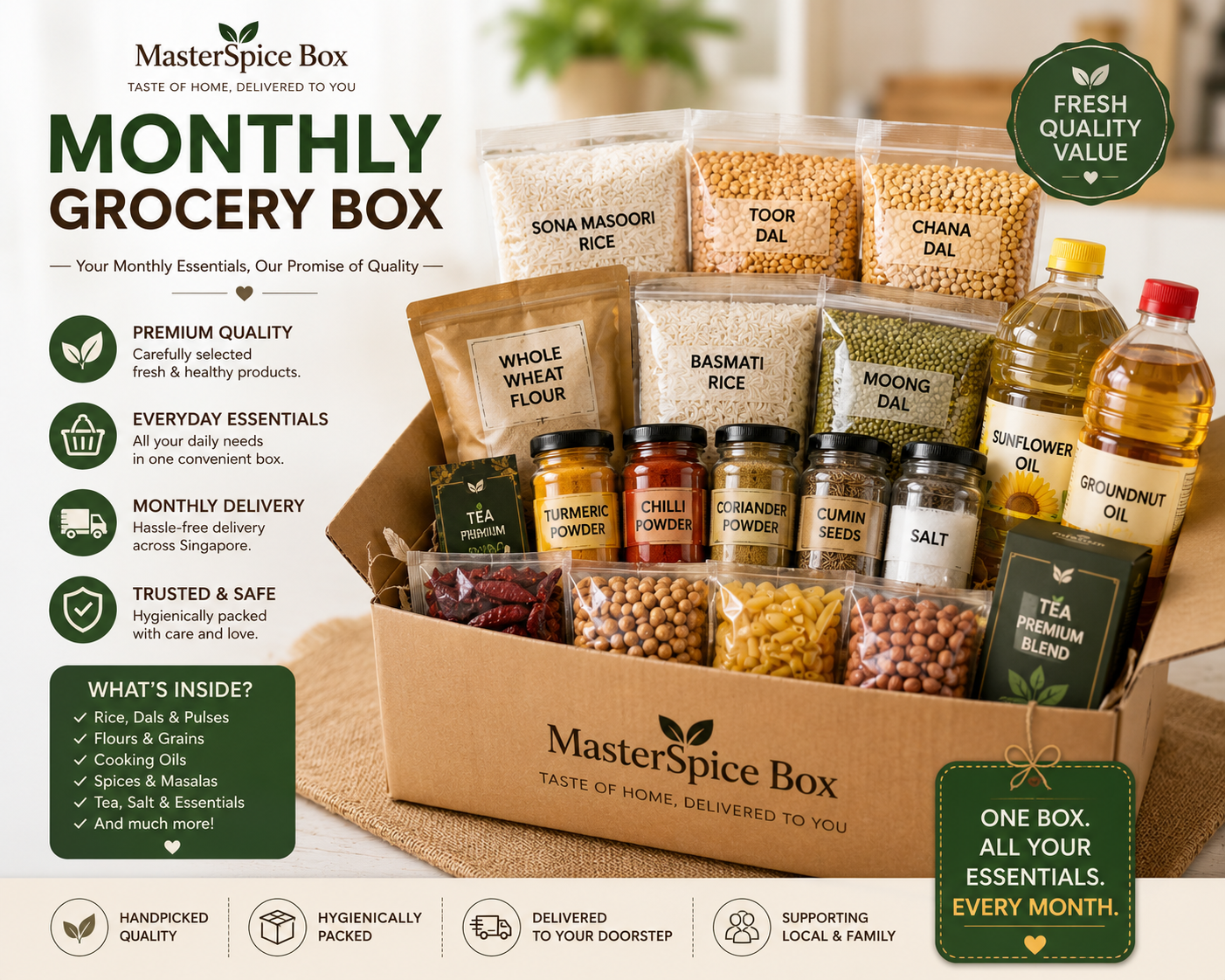 Pantry Box subscription package